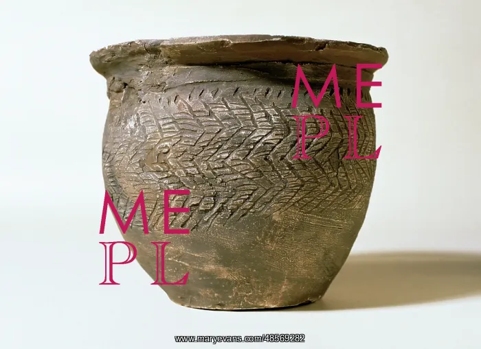 : Prehistory. Iron Age. Pot. Terracota. 7th-6th c. BC. From Tu : Prehistory. Iron Age. Pot. Terracota. 7th-6th c. BC. From Tu