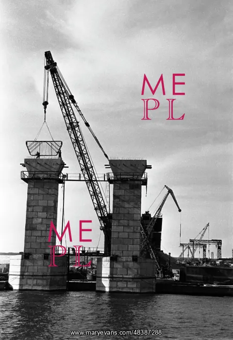  : Preparation of supports for bridge erection