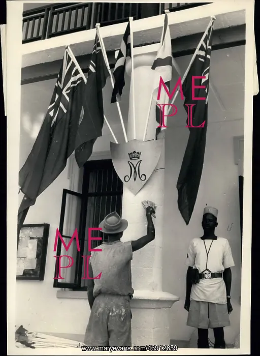 : Preparations in Mombasa for visit of Princess Margaret : Preparations in Mombasa for visit of Princess Margaret