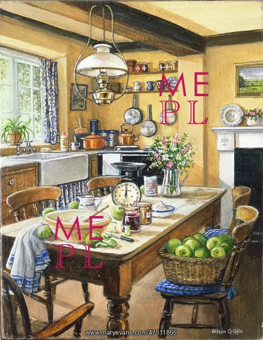 : Preparing the Apples ' kitchen table : Preparing the Apples ' kitchen table