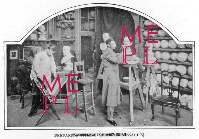  : Preparing models at Madame Tussaud's