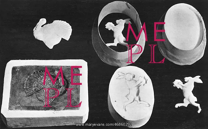 : Preparing Moulds with Sulpher of Plaster of Paris : Preparing Moulds with Sulpher of Plaster of Paris