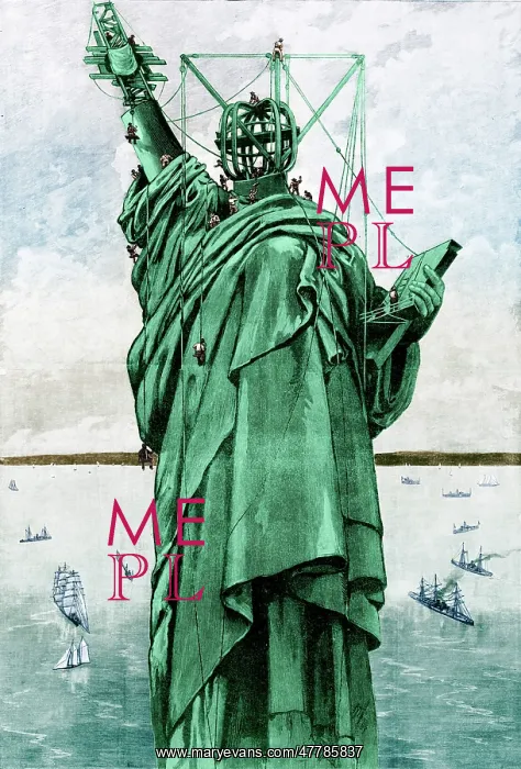 : Preparing the Statue of Liberty, 1886 : Preparing the Statue of Liberty, 1886