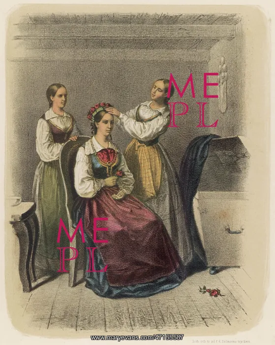 : Preparing a Swedish bride for her wedding : Preparing a Swedish bride for her wedding