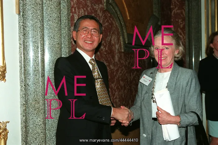 : Pres. Fujimori, Baroness Hooper : Pres. Fujimori, Baroness Hooper