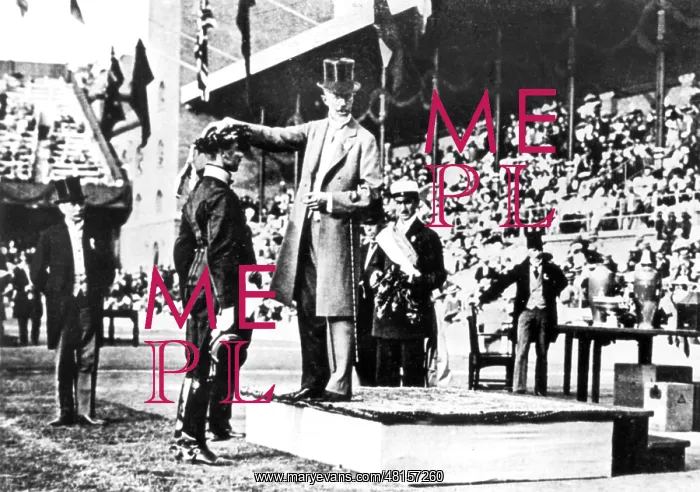 : Presentation ceremony at the Olympic Games in 1912 : Presentation ceremony at the Olympic Games in 1912