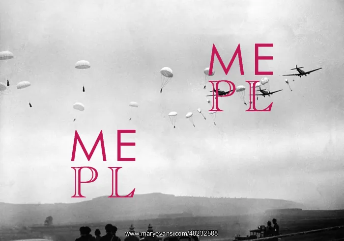 : Presentation of parachute jumps on the Bueckeberg, 1936 : Presentation of parachute jumps on the Bueckeberg, 1936