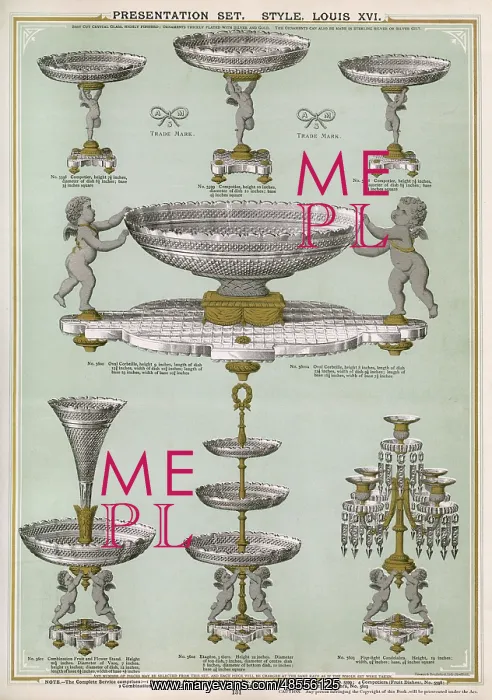  : Presentation Set, Louis XVI Style, Plate 131