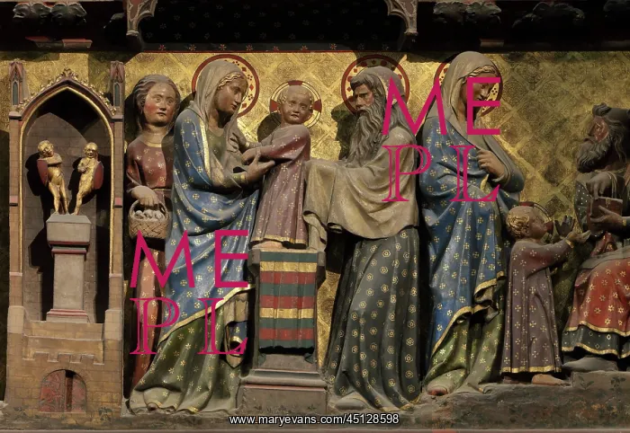 : Presentation in the temple, choir screen, Cathedrale : Presentation in the temple, choir screen, Cathedrale