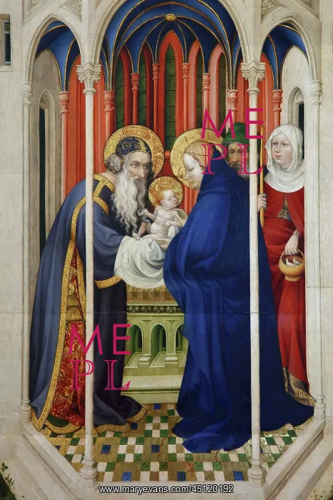 : Presentation in the Temple, Crucifixion Altarpiece : Presentation in the Temple, Crucifixion Altarpiece