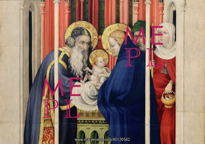: Presentation in the Temple, Crucifixion Altarpiece : Presentation in the Temple, Crucifixion Altarpiece