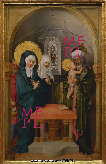 : The Presentation in the Temple (front panel), 1447 : The Presentation in the Temple (front panel), 1447