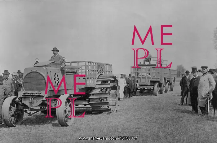 : Presentation of a truck design in Berlin, 1903 : Presentation of a truck design in Berlin, 1903