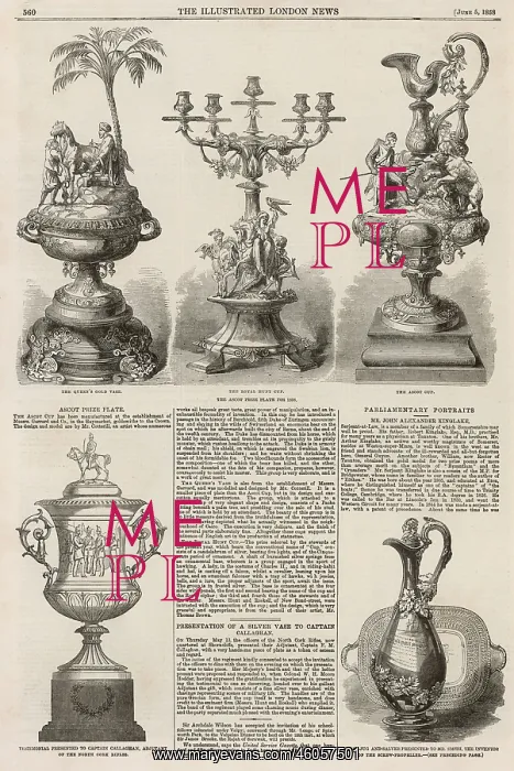 : Five presentation vases / cups : Five presentation vases / cups