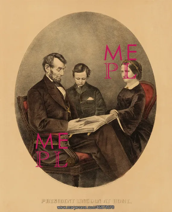  : President Abraham Lincoln at Home