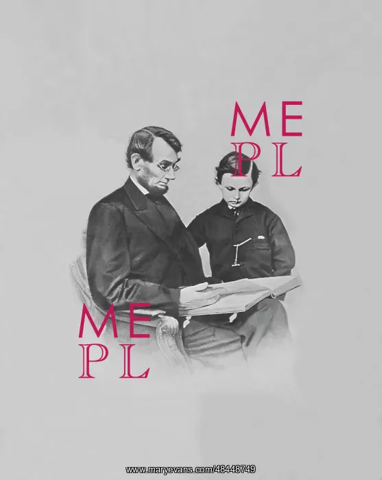 : President Abraham Lincoln and his son Tad : President Abraham Lincoln and his son Tad