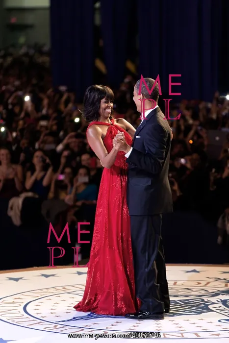 : President Barack and Michelle Obama dance at the : President Barack and Michelle Obama dance at the