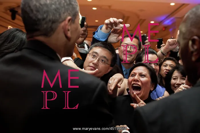 : President Barack Obama greets people in ? : President Barack Obama greets people in ?