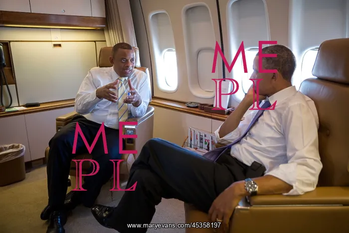 : President Barack Obama with Transportation Sec : President Barack Obama with Transportation Sec