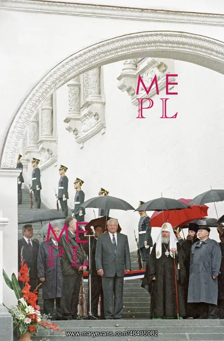  : President Boris Yeltsin in Cathedral Square of