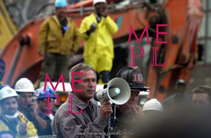 : President Bush addresses rescue workers ? : President Bush addresses rescue workers ?