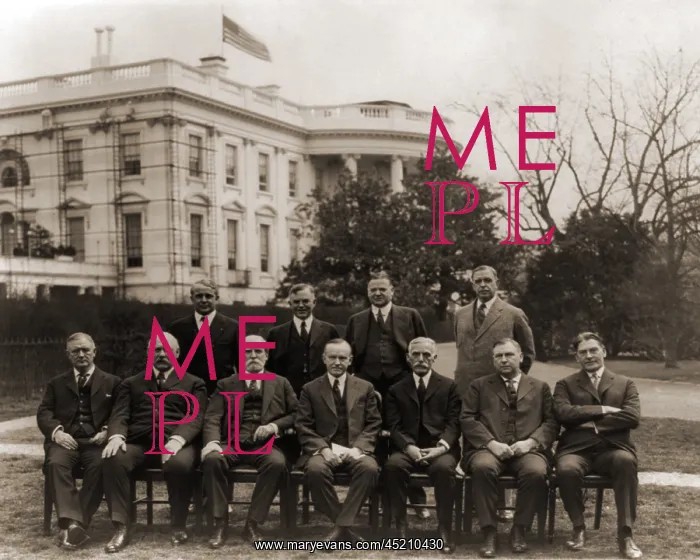 : President Calvin Coolidge and members of ? : President Calvin Coolidge and members of ?