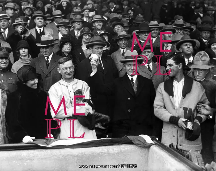 : President Calvin Coolidge throws the first ? : President Calvin Coolidge throws the first ?