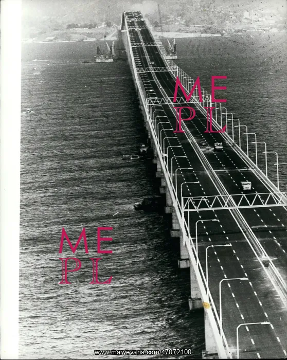 : President Costa E Silva Bridge opens, Rio de Janeiro, Brazil : President Costa E Silva Bridge opens, Rio de Janeiro, Brazil