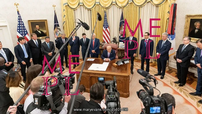 : President Donald Trump announces the establishment : President Donald Trump announces the establishment