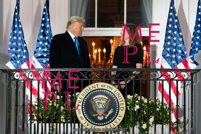 : President Donald Trump, and Associate Justice : President Donald Trump, and Associate Justice