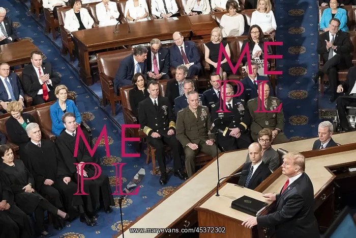  : President Donald Trump delivering his State