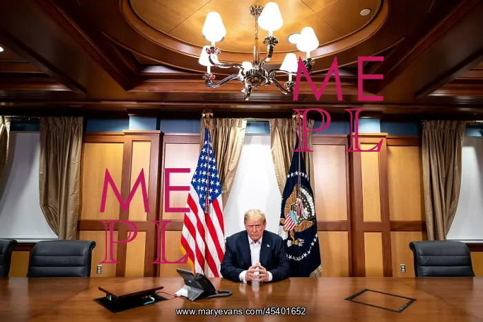 : President Donald Trump in teleconference call : President Donald Trump in teleconference call