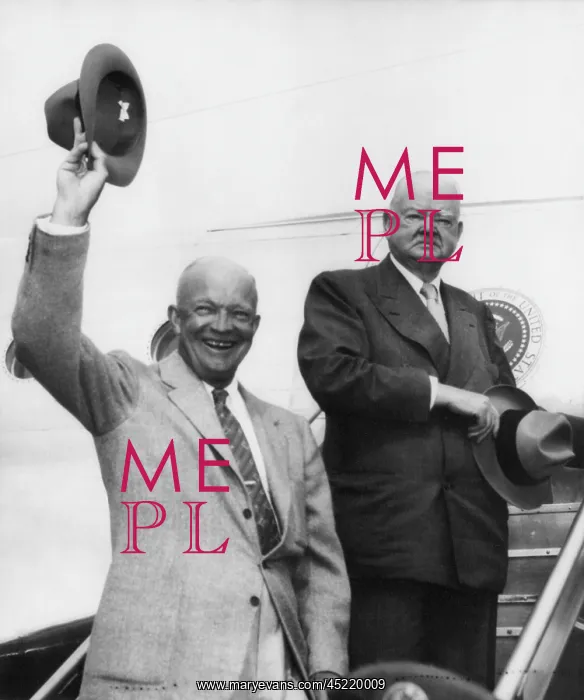 : President Dwight D. Eisenhower, and Former ? : President Dwight D. Eisenhower, and Former ?