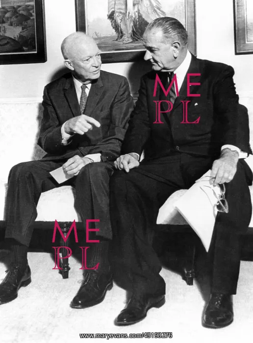 : Former President Dwight Eisenhower with ? : Former President Dwight Eisenhower with ?