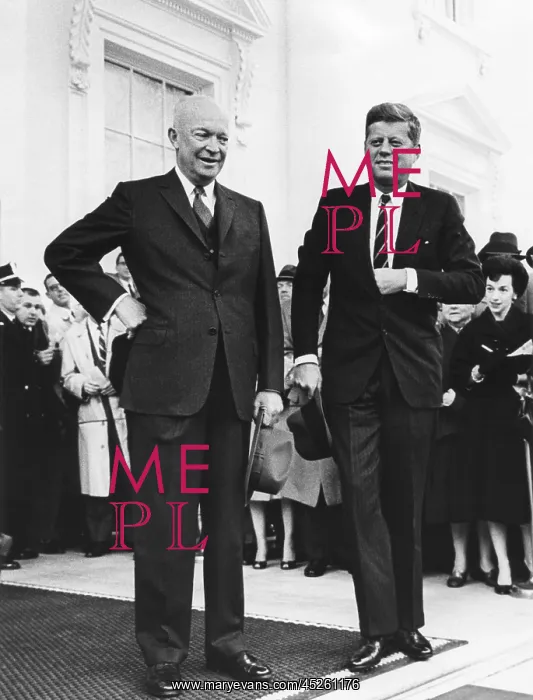 : President Dwight Eisenhower and President-elect : President Dwight Eisenhower and President-elect