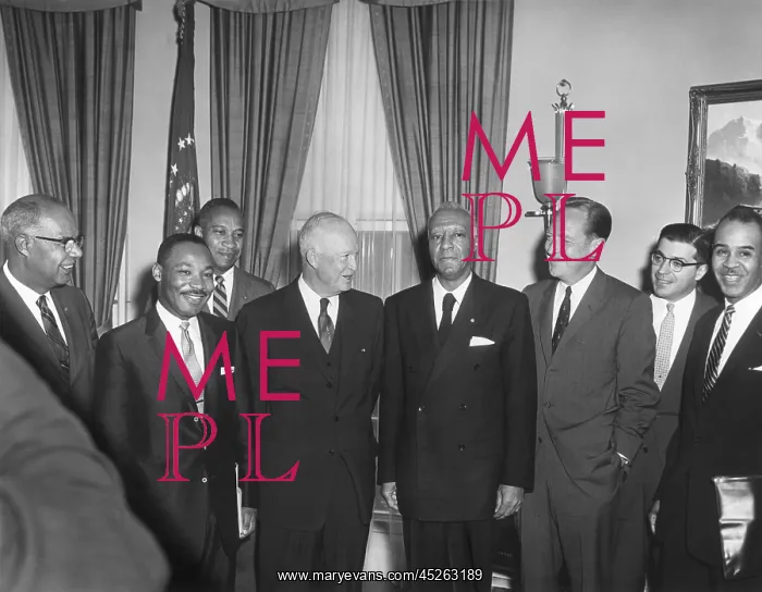 : President Eisenhower with civil rights leaders : President Eisenhower with civil rights leaders