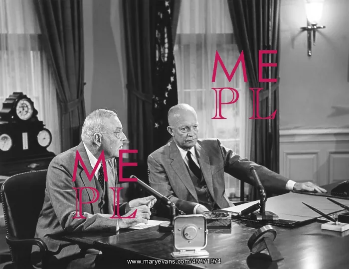 : President Eisenhower introduced Sec. of State John : President Eisenhower introduced Sec. of State John