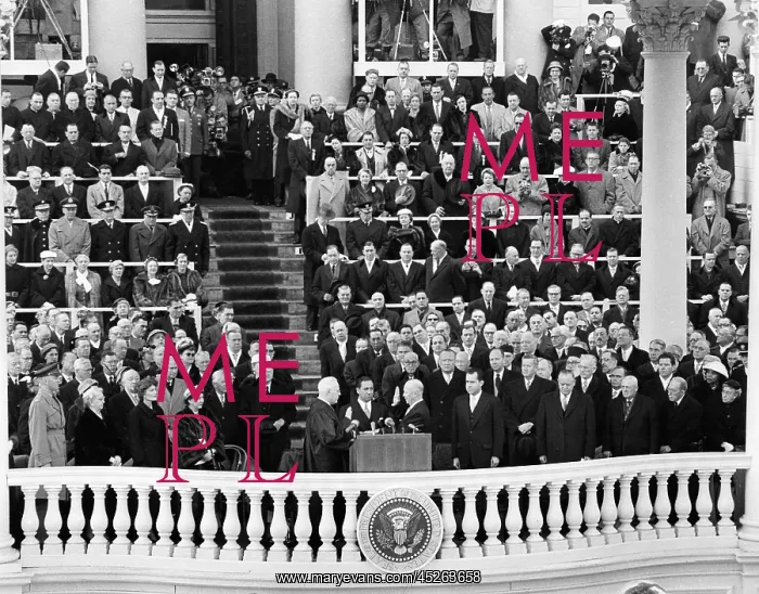 : President Eisenhower sworn in by Chief Justice : President Eisenhower sworn in by Chief Justice