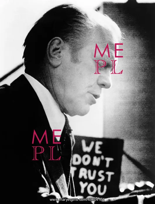 : President Ford encounters an unfriendly ? : President Ford encounters an unfriendly ?
