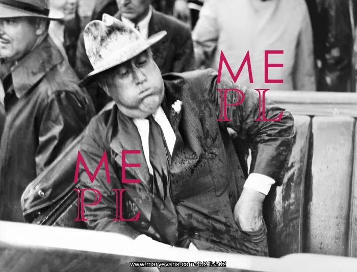 : President Franklin Roosevelt caught in a ? : President Franklin Roosevelt caught in a ?