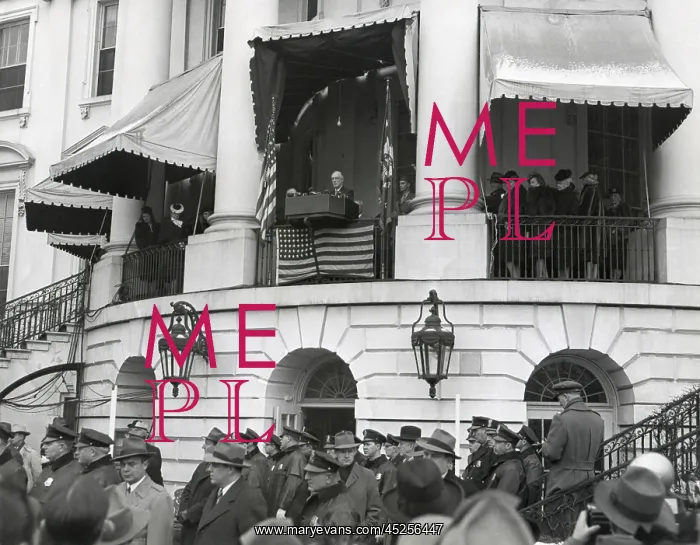 : President Franklin Roosevelt at his fourth Inauguration : President Franklin Roosevelt at his fourth Inauguration
