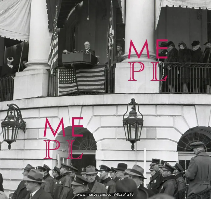 : President Franklin Roosevelt at his fourth Inauguration : President Franklin Roosevelt at his fourth Inauguration