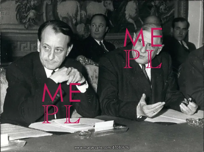  : President de Gaulle and Andre Malraux