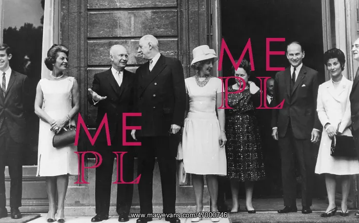 : President de Gaulle and Dwight Eisenhower in Paris : President de Gaulle and Dwight Eisenhower in Paris