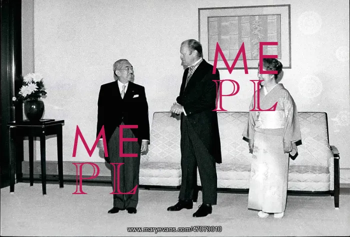 : President Gerald Ford, Emperor Hirohito, Empress Nagako : President Gerald Ford, Emperor Hirohito, Empress Nagako