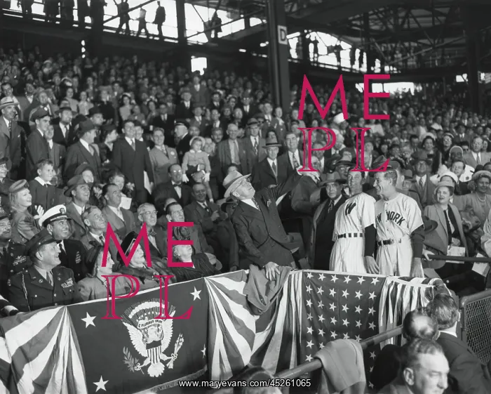 : President Harry Truman tosses a baseball from : President Harry Truman tosses a baseball from