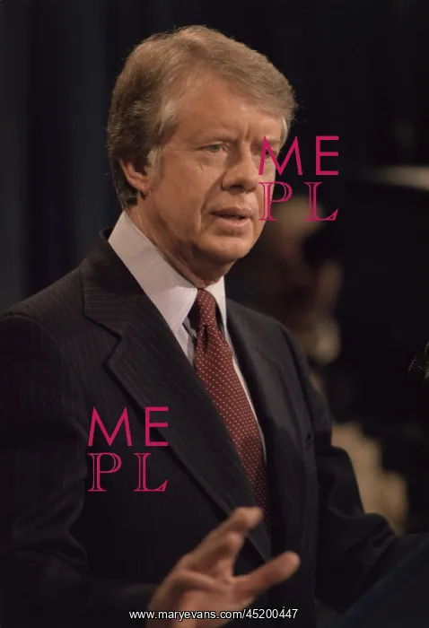 : President Jimmy Carter speaking during a ? : President Jimmy Carter speaking during a ?