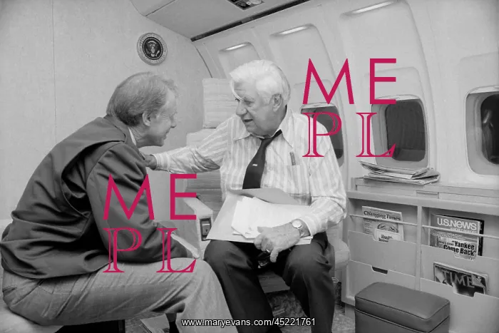 : President Jimmy Carter talking with Speaker ? : President Jimmy Carter talking with Speaker ?