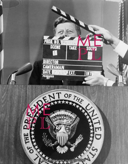 : President John F. Kennedy's stands behind ? : President John F. Kennedy's stands behind ?