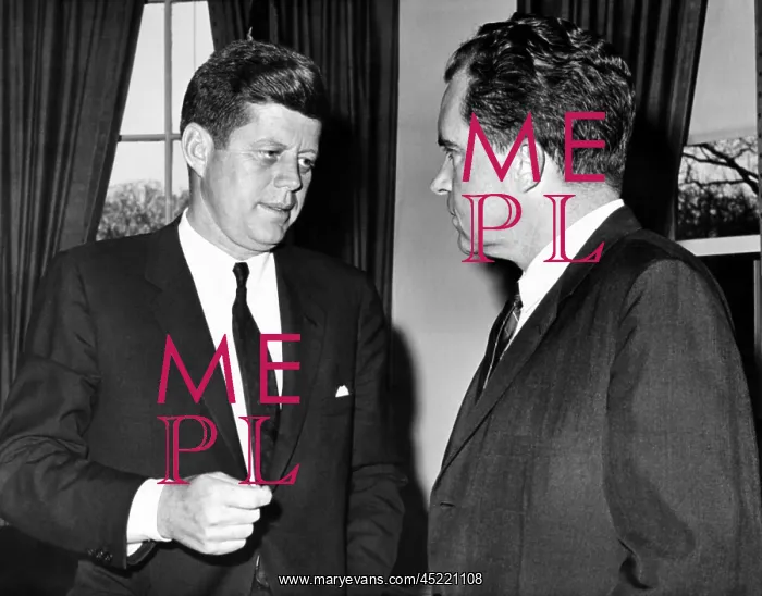 : President John Kennedy confers with former ? : President John Kennedy confers with former ?